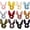 Satin Silk, variant on 12 count Bow Hair Scrunchies Bunny Ear Scrunchies for Bow Silk Bowknot Bobbles Elastic Hair Ties Ropes Ponytail Holder for Women(Satin Silk)