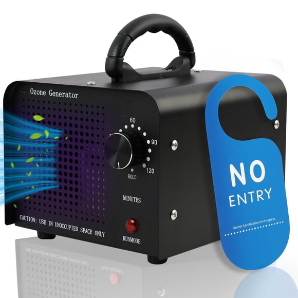 Ozone Generator 60,000mg/h - High Capacity Air Purifier Deodorizer for 4000 sq ft, Eliminates Odors, Smoke, Pets, Best for Home &