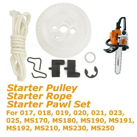

Recoil Starter Rope Pulley & Pawl Fits Stihl 021 023 025 M 10 M 30 M 50
