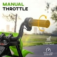 thumbnail image 4 of Qaba 12V Kids Motorcycle with Twist Grip Throttle, Rear Suspension, Green, 4 of 10