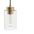 thumbnail image 4 of Hunter - Hartland 3-light Alturas Gold, Large Cluster Light, Dimmable, Transitional Style, Linear Shaped, for Bedrooms, Dining, Living Rooms - 13069, 4 of 8