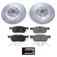thumbnail image 3 of PowerStop Front Z23 Evolution Sport Carbon-Fiber Ceramic Brake Pad and Drilled & Slotted Rotor Kit Fits: JAGUAR Select Models K8107, 3 of 10