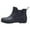 Black, variant on XIMIN Womens Fall Booties and Ankle Boots Rain Boots Women Non Slip Detachable with Cotton Inside Rain Boots Outdoor Rubber Water Shoes