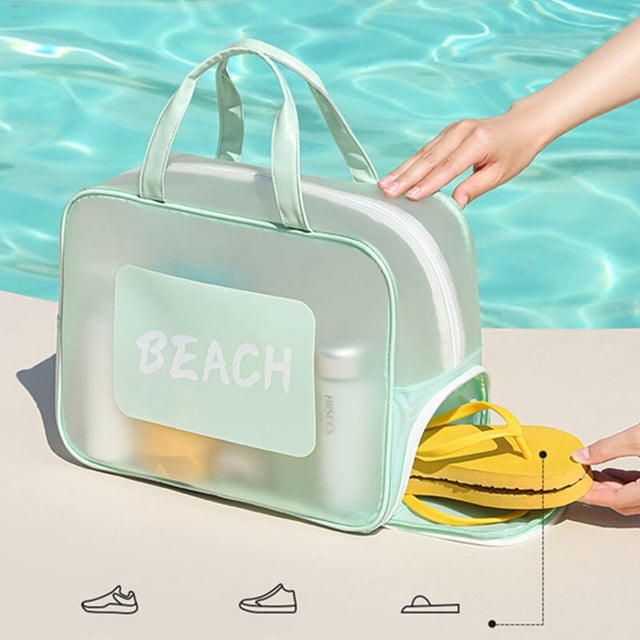Bolsa impermeable de playa para mujer, accesorios de natación en seco, suministros de entrenamiento de piscina de agua, bolsa de viaje húmeda, bolso deportivo de embalaje para gimnasio Fivean unisex