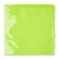 thumbnail image 5 of 6.5" x 6.5" Disposable Neon Green Paper Napkins, 75 Count, by Way To Celebrate, 5 of 6