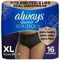 thumbnail image 1 of Ropa interior para incontinencia y posparto Always Discreet XL, 1 of 8