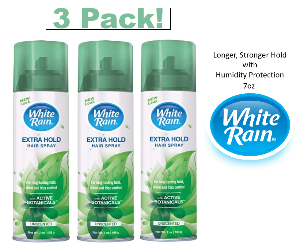 White Rain Hair Spray Unscented (7oz) Pack of 3! - Walmart.com