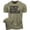 T-Shirt Military Green, variant on GYMISH Fitness Before Business Workout T-Shirt for Men – Funny Gym Shirt, Men's Athletic Tee, Military Green, Small