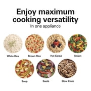 Hamilton Beach Digital MultiCooker, 20 Cup Rice Cooker, Slow Cooker, Steamer Sauté, Hot Cereal, Soup, More