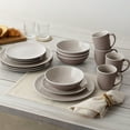 thumbnail image 4 of Noritake ColorTrio Clay 16-Piece Coupe Dinnerware Set, Service for 4, 4 of 7