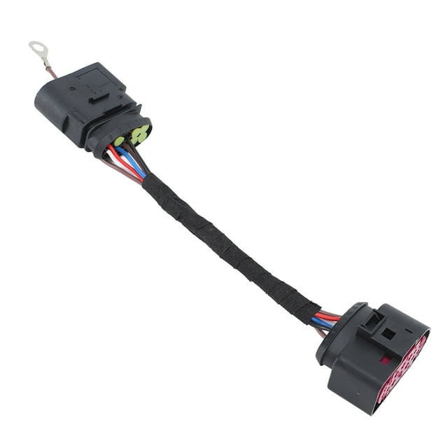Arnés Flexible Para Faros Delanteros, Resistente A Impactos 1J0 973 835 Adaptador De Conector De Faros De Xenón Profesional Resistente A La Intemperie De 10 Pines A 14 Pines Para
