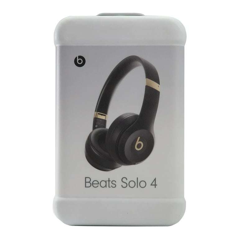 Beats_Solo 4 Wireless On-Ear Headphones (Black & Gold) - Walmart.com