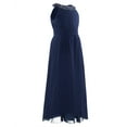thumbnail image 2 of inhzoy Girls Sequins Chiffon Wedding Bridesmaid Dress Dark Navy-A 14, 2 of 6