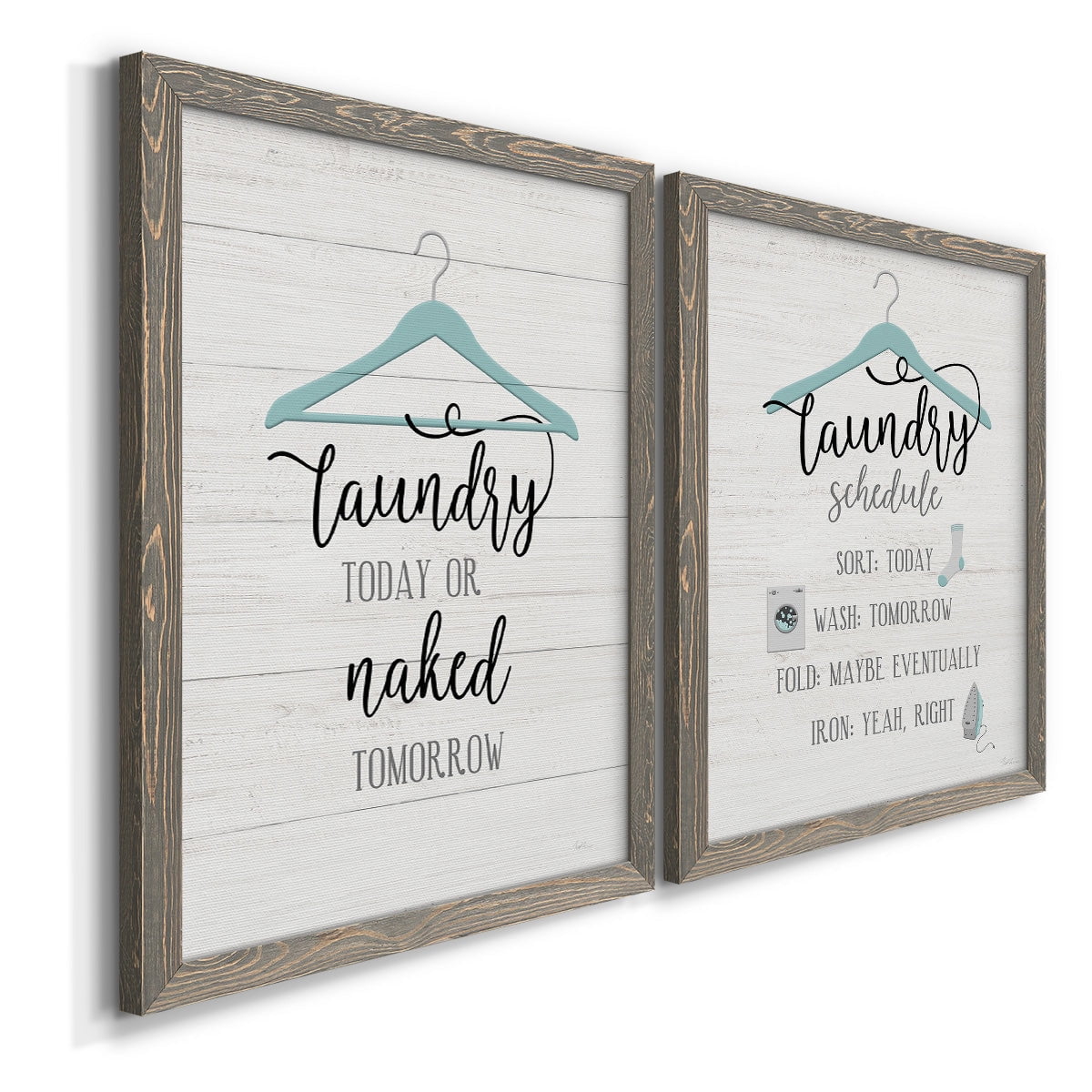 Naked Tomorrow - Premium Framed Canvas 2 Piece Set - Ready to Hang