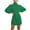DT--Green, variant on DailyTrove Women's Turtleneck Fit & Flare Dress, Long Sleeve, Casual Office & Evening Wear, Soft Wool Blend, Relaxed Fit, Plus Size Friendly