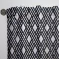 thumbnail image 3 of DESIGN ART Designart 'Monochrome Geometric Pattern II' Mid-CenturyCurtain Single Panel 52 in. wide x 108 in. high - 1 Panel 108 Inches, 3 of 5