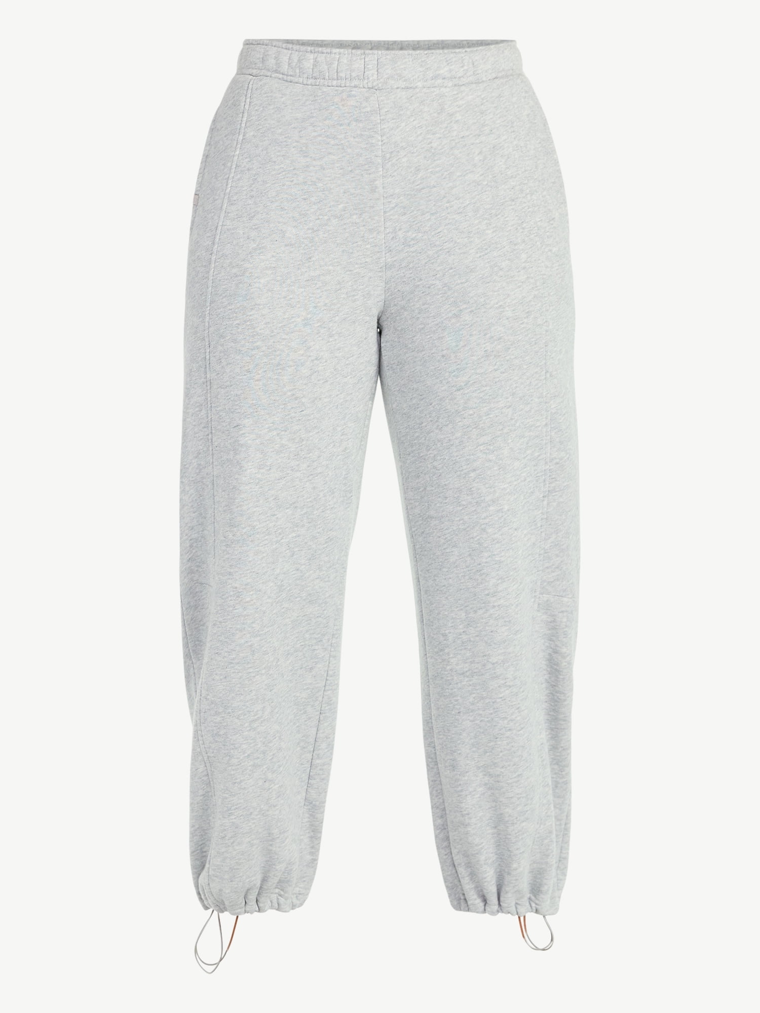 Athletic Works Women's and Women's Plus Fleece Barrel Leg Pants, Sizes XS-4X