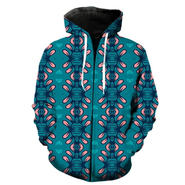 Sudadera con capucha y cremallera estilo retro étnico exótico para hombre, estilo hip hop, ropa de calle para adolescentes, gran oferta 2024, informal, genial, de gran tamaño, unisex.