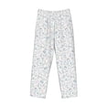 thumbnail image 6 of Uemuo Household Appliances Pattern Men's Wide Leg Palazzo Lounge Pants with Pockets Light Weight Loose Comfy Casual Pajama Pants-XX-Large, 6 of 9