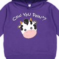 thumbnail image 3 of Inktastic Cow You Doin'? Cute Cow Toddler Hoodie, 3 of 4