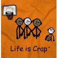 thumbnail image 2 of Basketball Funny Professionals Men's Big & Tall Crewneck Graphic Tee Brisco Brands 2X, 2 of 5