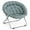 Teal Blue, variant on Magshion Folding Saucer Chair, 600D Oxford Cozy Chair for Living Room Bedroom, Foldable Lounge Chair,Gray