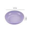 thumbnail image 3 of MesaSe 5PCS Dinner Plates - 5.7Inch Impregnable Dinner Plates Set Of 5 - Dishwasher & Microwave Safe Plastic Plates Reusable - Lightweight Plates for Kitchen camping On Clearance, 3 of 8