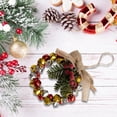 thumbnail image 4 of Jingle Bell Beaded Christmas Ornament Kit, Festive Wreath Style Tree Pendant, Simple Hand Assembly Holiday Supply for Family Focused DIY Crafting and Seasonal Home Tree Embellishment Projects,Golden, 4 of 5