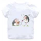 thumbnail image 3 of Lindo erizo dibujos animados animales niños algodón camisetas divertidas bebés niños camiseta divertida verano niños manga corta tops niñas ropa, 3 of 5