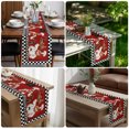 thumbnail image 5 of Fat Chefs Table Runner 70 Inches Long - Funny Kitchen Cooking Forks Black Plaid Kitchen Dining Burlap Linen Tablerunner for Small/Round/Square/Wedding/Coffee/Dining Table Party Home Décor 13 x 70, 5 of 9