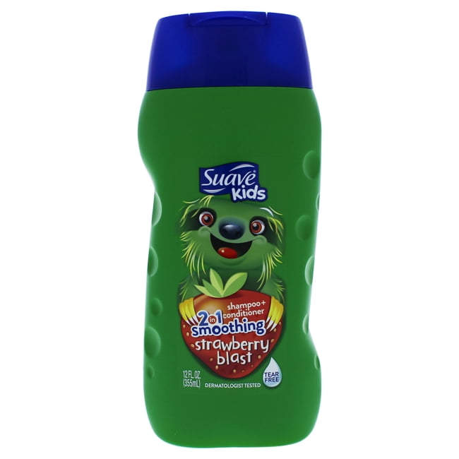 Suave Kids Smoothers 2-in-1 Shampoo & Conditioner, Strawberry, 12 oz