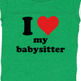 thumbnail image 4 of Inktastic I Heart My Babysitter Boys or Girls Baby Bodysuit, 4 of 5