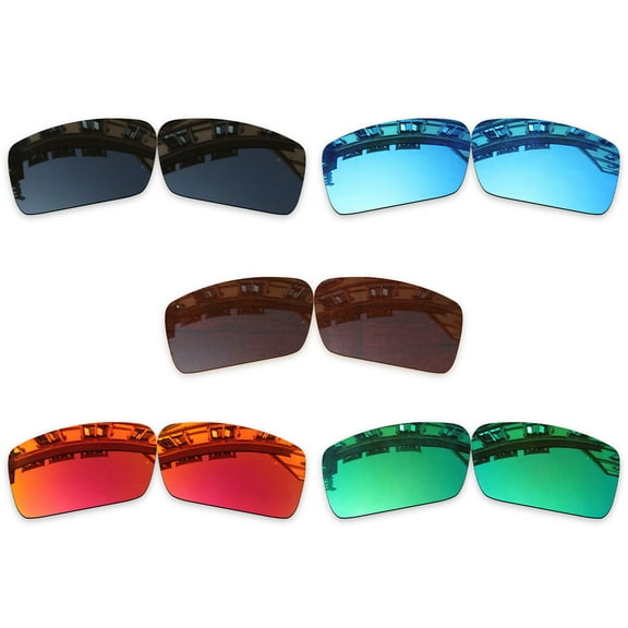 Vonxyz 5 Pack Polarized Replacement Lenses for Oakley Gascan OO9014 Sunglasses