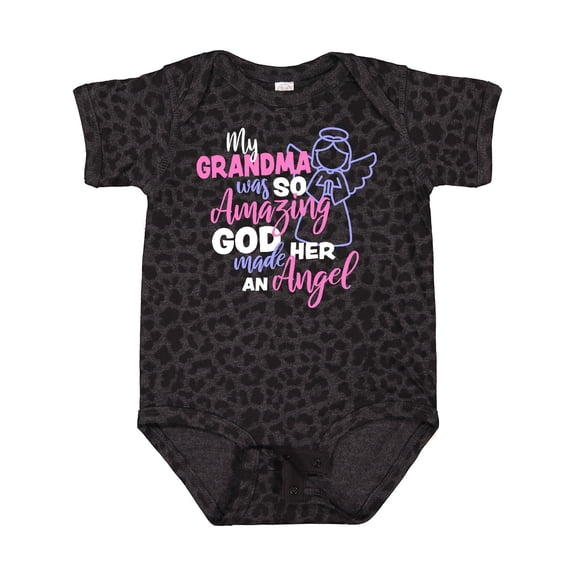 Inktastic My Grandma Was So Amazing God Made Her an Angel Girls Baby Bodysuit