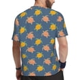 thumbnail image 2 of Wukai Cute Turtle Print Men's Short-Sleeved Mesh T-Shirt,Quick-Dry Short Sleeve Workout T-Shirt-XX-Large, 2 of 8