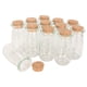 thumbnail image 3 of Mini botellas, 12 piezas de frascos de vidrio pequeños con tapones de corcho de madera, botellas de vidrio pequeñas, rendimiento potente, 3 of 12