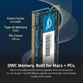 thumbnail image 3 of OWC 4GB (2x2GB) DDR2 533 PC2-4200 CL4 2Rx8 200-pin 1.8V Non-ECC SODIMM Memory RAM Module Upgrade Kit for Select Laptops or All-in-One Systems, 3 of 7