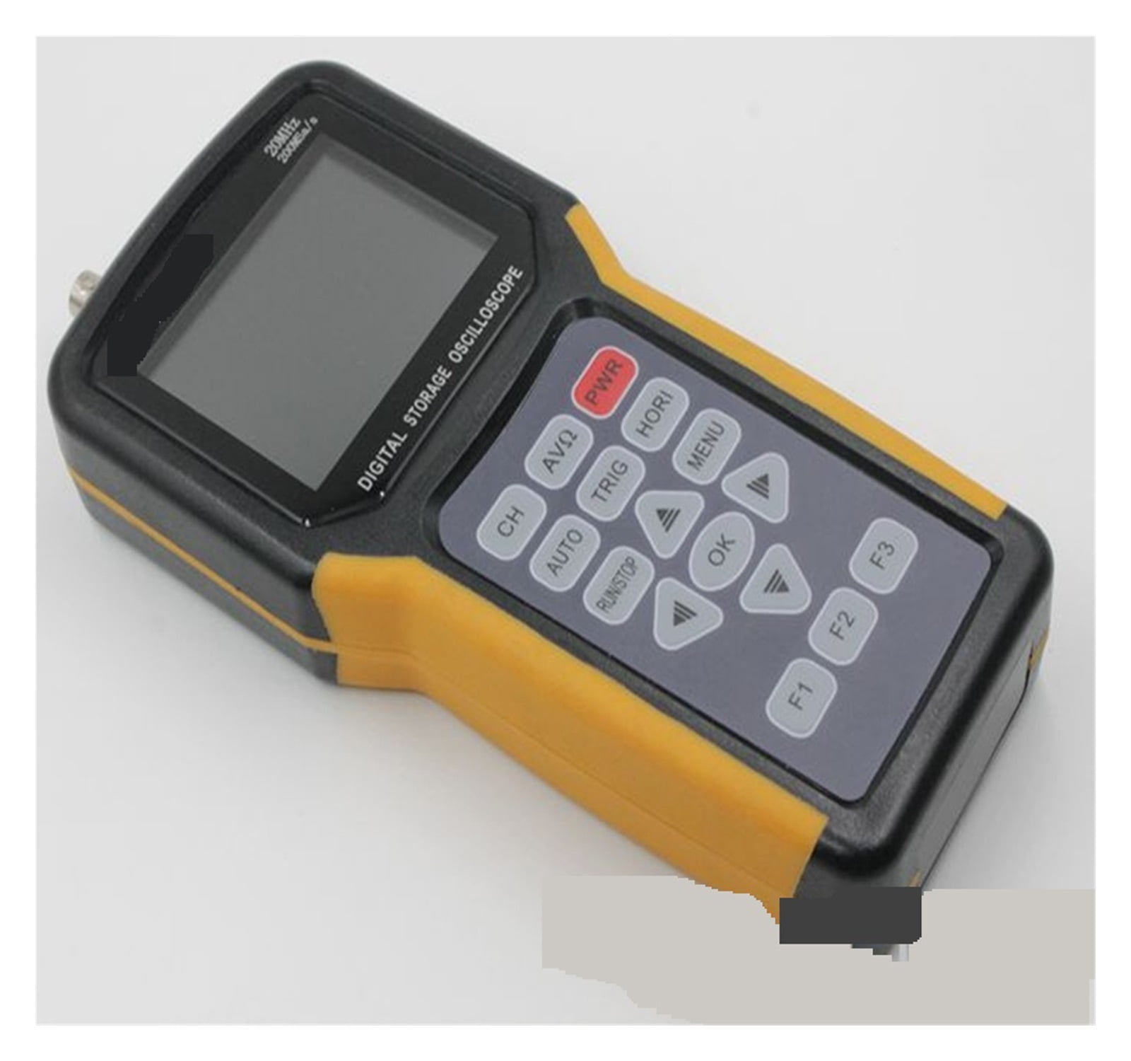Handheld Oscilloscope Portable Digital Storage Oscilloscope Multimeter Single Channel 20MHZ Probe 200MS/S ,Professional Designed
