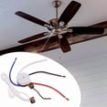 thumbnail image 6 of 5X Ceiling Fan Switch Kit 3 Speed 4 Wire, Zipper Speed Control Switch, ZE-208S Pull Wire Switch with Rope Bronze,5 x ZE-208S ceiling fan switch,Bronze & White, 6 of 7