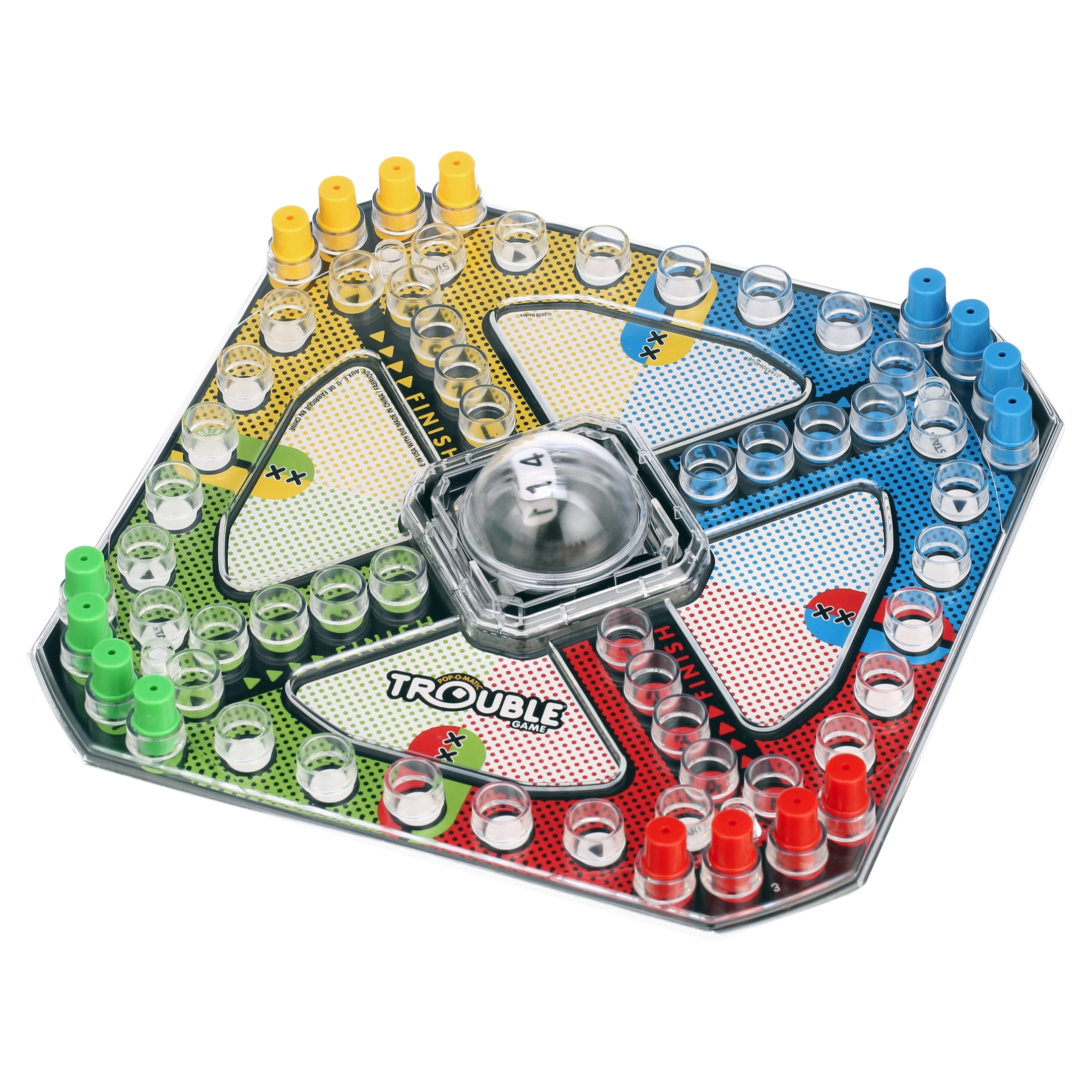 Trouble Board Game for Kids, 2-4 Players, Teacher School Supplies, Ages 5+