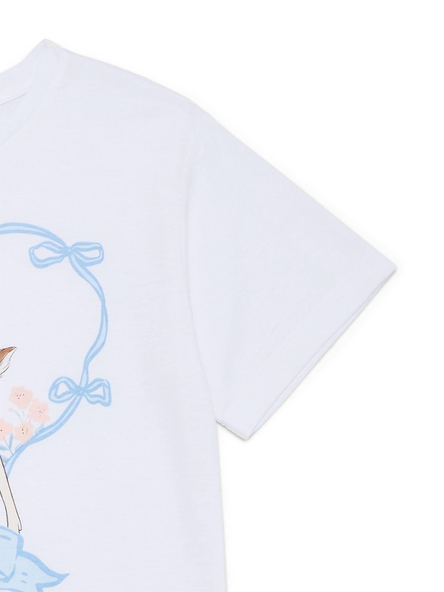 Disney Bambi Girls Short Sleeve Graphic T-Shirt, Sizes 4-16