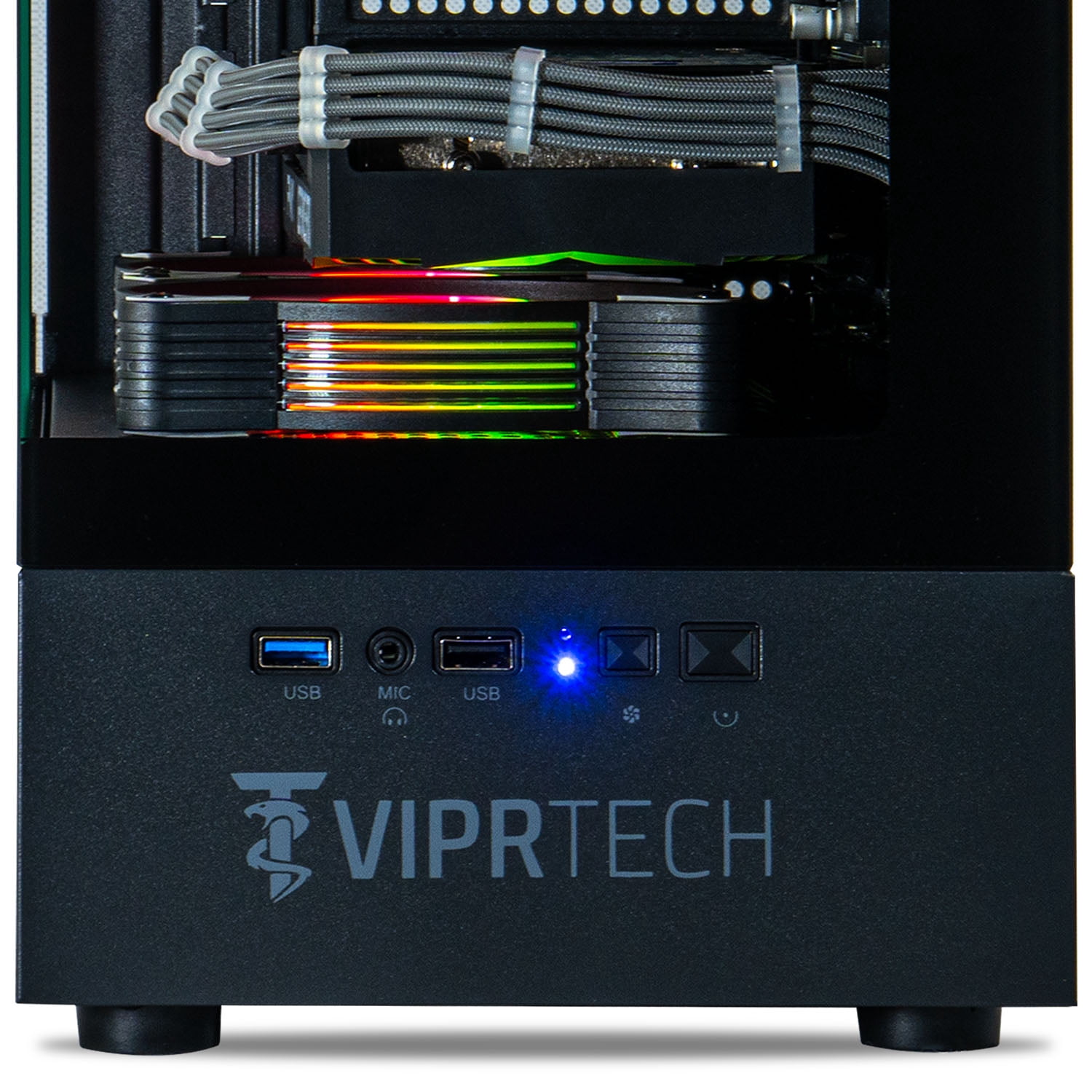 ViprTech Reaper 1.0 Gaming PC, AMD Ryzen 7 8700F 5GHz, RTX 5060 Ti, 16GB DDR5, 1TB SSD Desktop Black