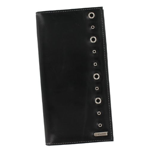 Business Card Book Holder, Black, 96 Card Capacity, Faux Leather