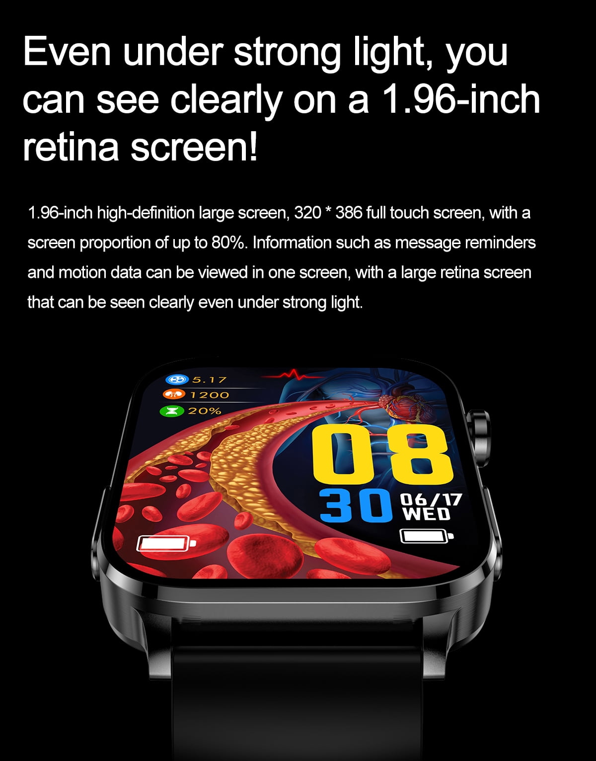 TK15 smart watch healthy sports waterproof smart call
