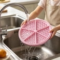 thumbnail image 7 of Flexible Silicone Maker Baking Tray, Reusable Baking Tray, Round Non-Stick Waffle Tray For Cake Chocolate Craft Candy Household Oven Muffin Cake Mold Baking, Easy To Clean,Diameter 6.9", 7 of 7