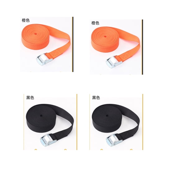4Pcs Tie-Down Straps, 3m*25mm Heavy Duty Tension Belts Adjustable Lashing Straps Ratchet Straps Tie Down Roof Rack Straps, Webbing Straps with Buckle for Motorcycles Trucks Luggage Cargo Vans Trailer