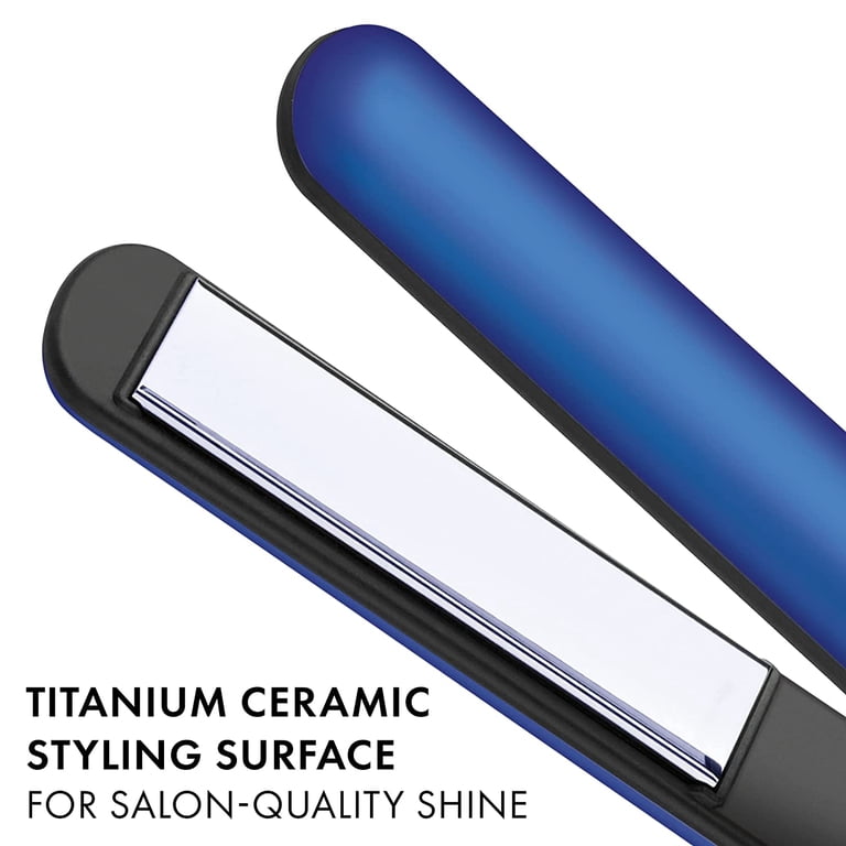 Hot Tools Professional Titanium Hair Straightener, 1 Inch Radiant
