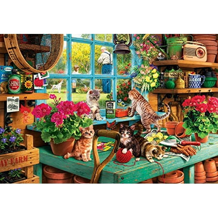 buffalo games grandpas potting shed jigsaw puzzle 2000