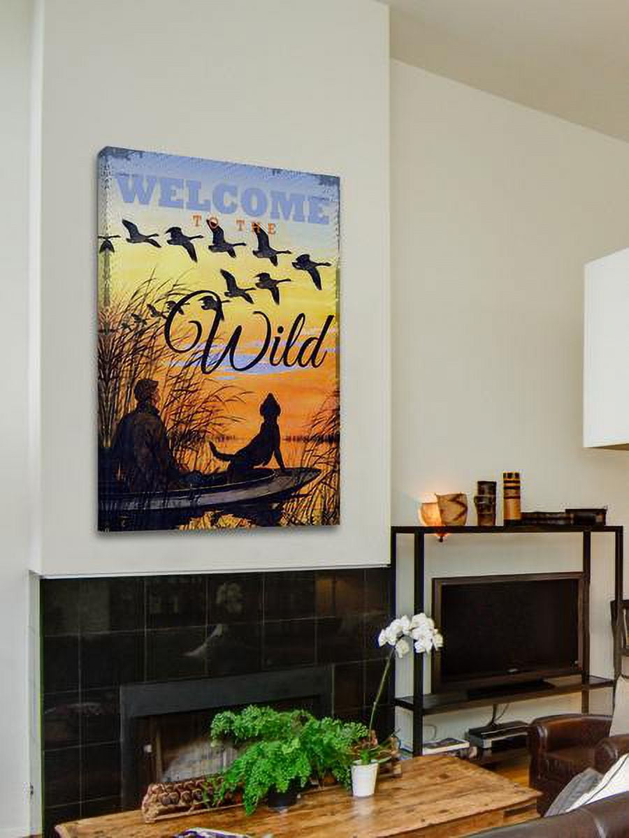 "Welcome Wild" Painting Print on Wrapped Canvas