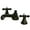 Oil Rubbed Bronze, variant on Kingston Brass KS4472AX 8 in. Widespread Bathroom Faucet, Polished Brass